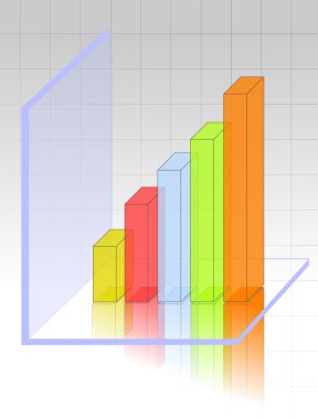 TRANSPARENT 3D GRAPH clipart