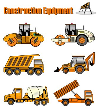 Construction equipment clipart