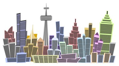 Multi Storied Buildings clipart