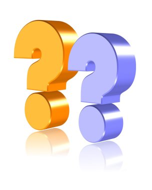 3D Question Mark clipart