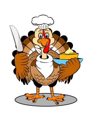 Turkey cartoon clipart