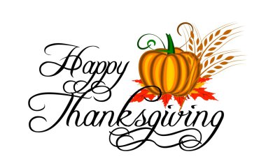 Happy Thanksgiving clipart