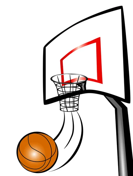 Basket ball hoop — Stock Photo, Image