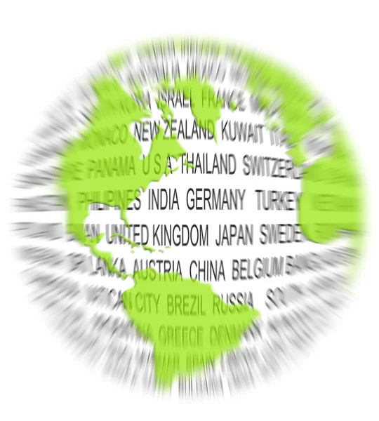 Gröna världen koncept — Stockfoto