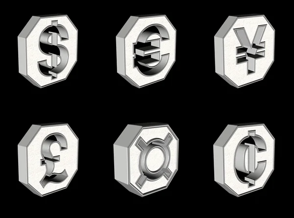 Währungssymbole — Stockfoto
