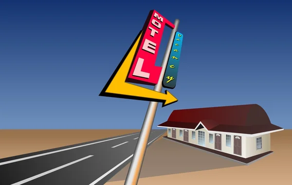 Motel Road Side — Fotografia de Stock