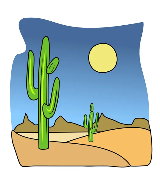 Kaktus ilustrace — Stock fotografie
