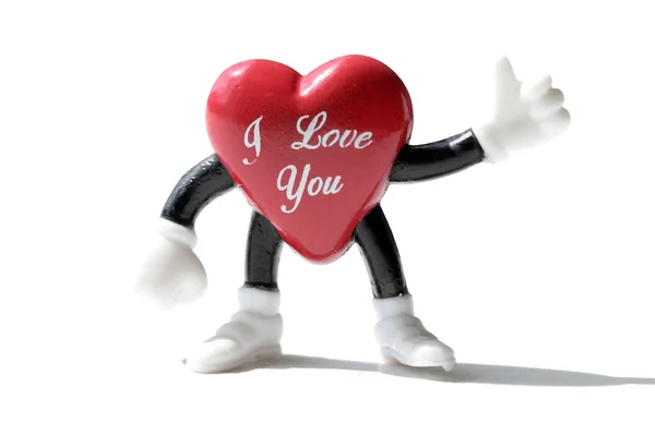 I Love You Character — Stock Photo, Image