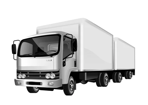 Vrachtwagen illustratie — Stockfoto