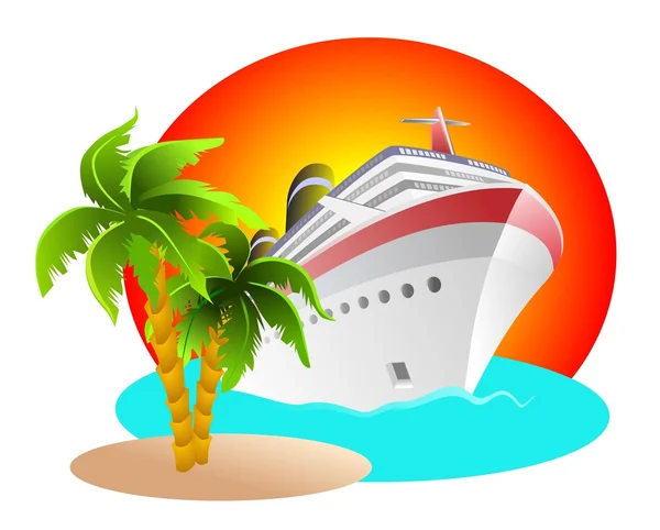 Cruise Clipart — Stockfoto