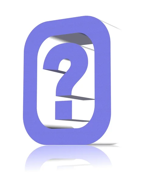 3D Question Mark — Stock Photo, Image
