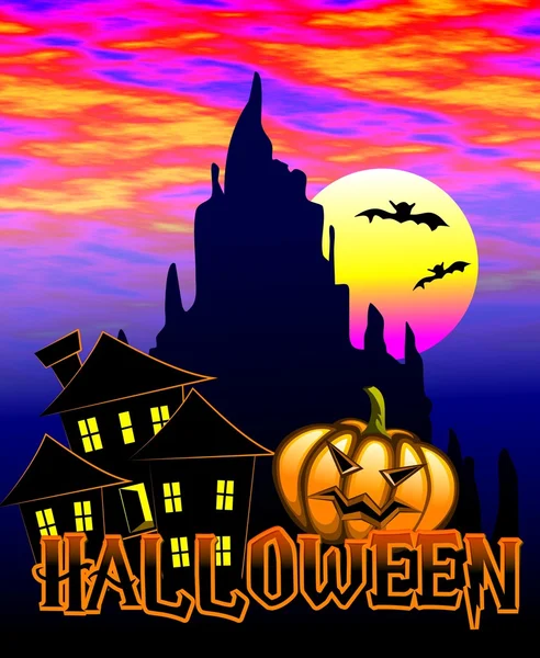 Halloween affisch — Stockfoto