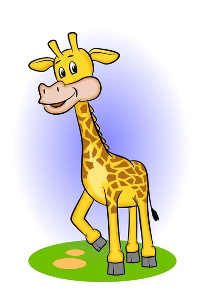 Żyrafa cartoon — Zdjęcie stockowe