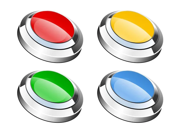 Glassy buttons — Stock Photo, Image