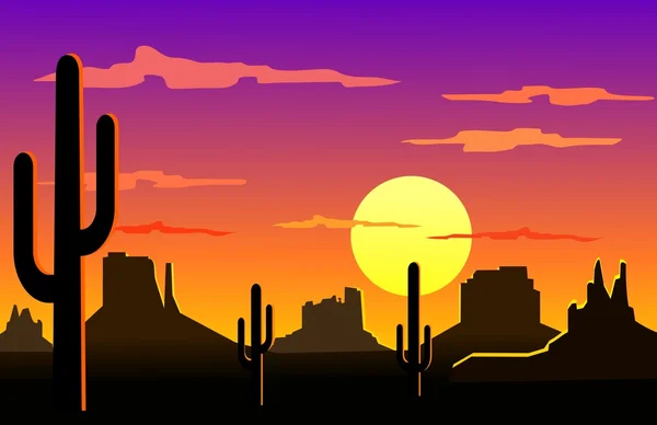 Arizonská pouštní krajina — Stock fotografie