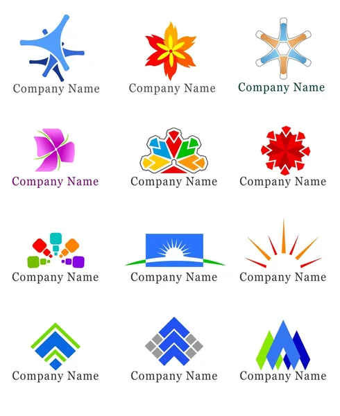 Елементи дизайну для логотипу — стокове фото