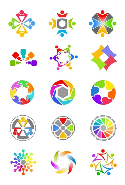 Colorful design elements — Stockfoto
