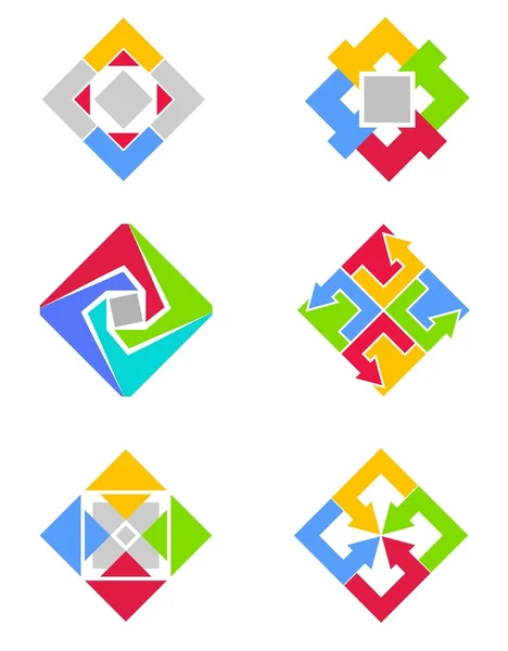 Colorful design elements — Stockfoto