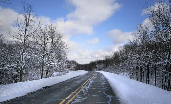 Jazdy zimą — Zdjęcie stockowe