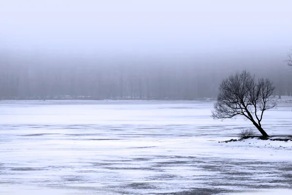 Παγωμένη λίμνη — Φωτογραφία Αρχείου