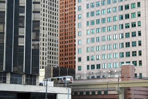 디트로이트 다운 타운에 있는 건물 — 스톡 사진