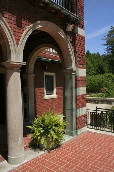 Old Brick Home Entrance — Stock Photo, Image