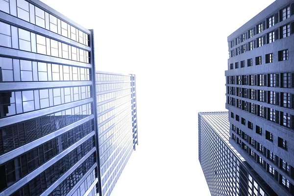 Office gebouwen perspectief weergave — Stockfoto