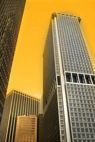 Lange gebouwen — Stockfoto