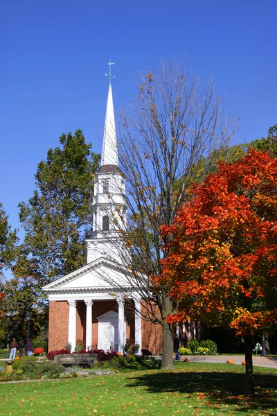 Church in Greenfield village — Stock Photo, Image