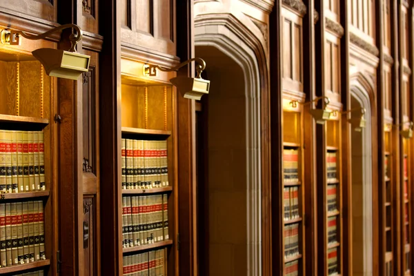 Zákon kniha knihovna — Stock fotografie