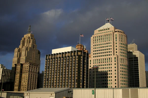 Centro di Detroit — Foto Stock