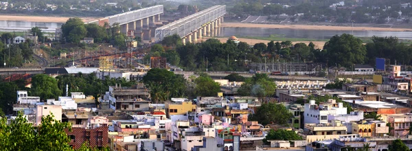 Panoramic view of south Indian City — Stock Photo, Image