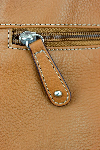 Hand bag zipper — Stock Photo, Image