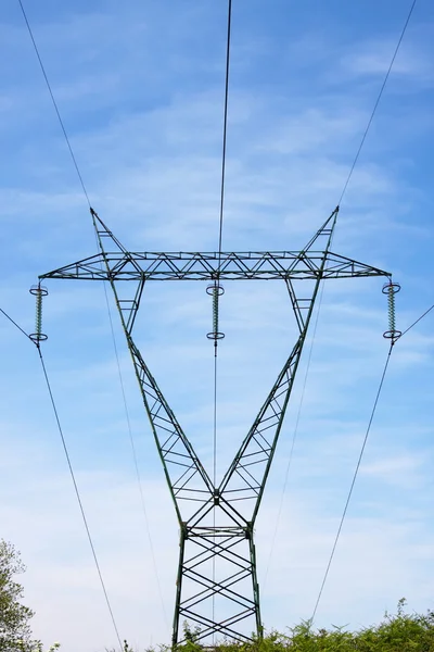 Power line tower — Stock Photo, Image