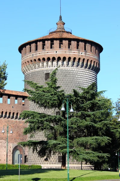 Bastión del castillo de Milán — Foto de Stock