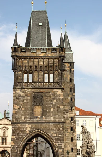 Πύργος σε γέφυρα του Καρόλου, Πράγα — Φωτογραφία Αρχείου