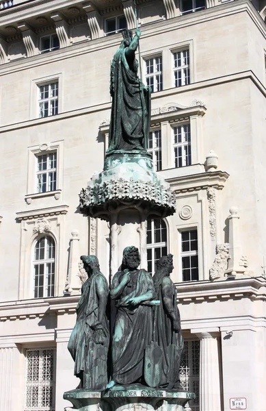 Austriabrunnen fontän, Wien — Stockfoto