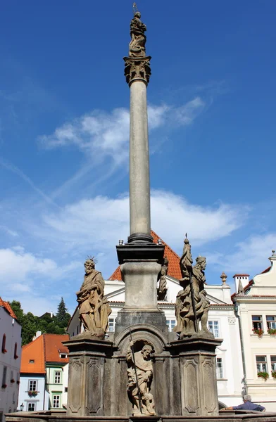 Меморіал фонтан в чеські Крумлов — стокове фото