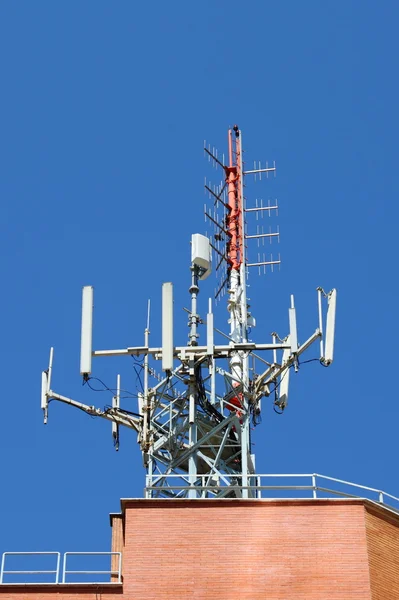 Antena para rede móvel — Fotografia de Stock