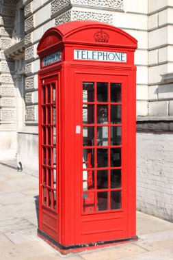 London red telephone box clipart