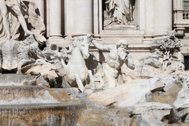 Trevi Fountain in Rome clipart