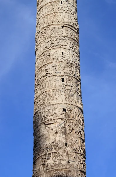 Marco aurelio kolumna w Rzymie — Zdjęcie stockowe