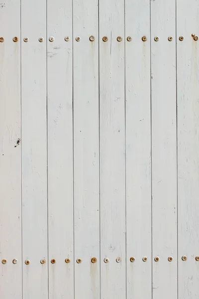 Білий паркан — стокове фото