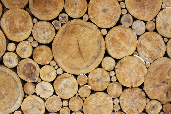 stock image Stacked Logs Background