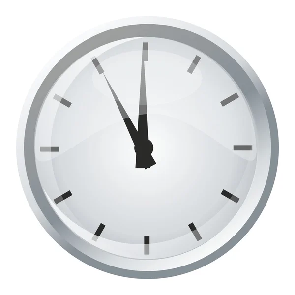 Relógio clássico do escritório sem números Ilustração De Stock