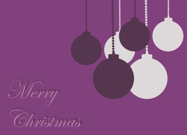 Purple xmas background clipart