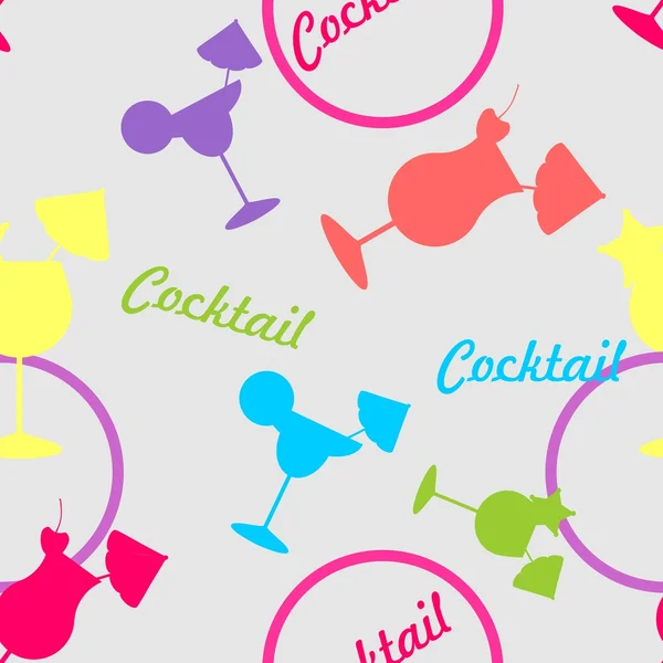 Astratto sfondo cocktail — Vettoriale Stock