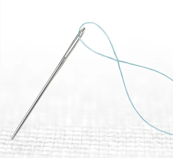 Needle on a white background — Stock Photo, Image