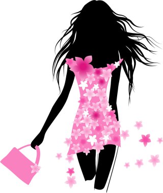 Fashion girl clipart