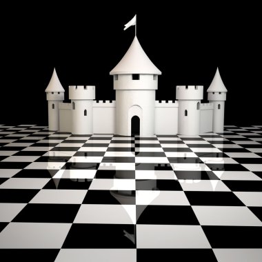 satranç tahtasının Kalesi